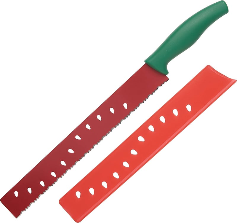 Melon Knife, Red/Green