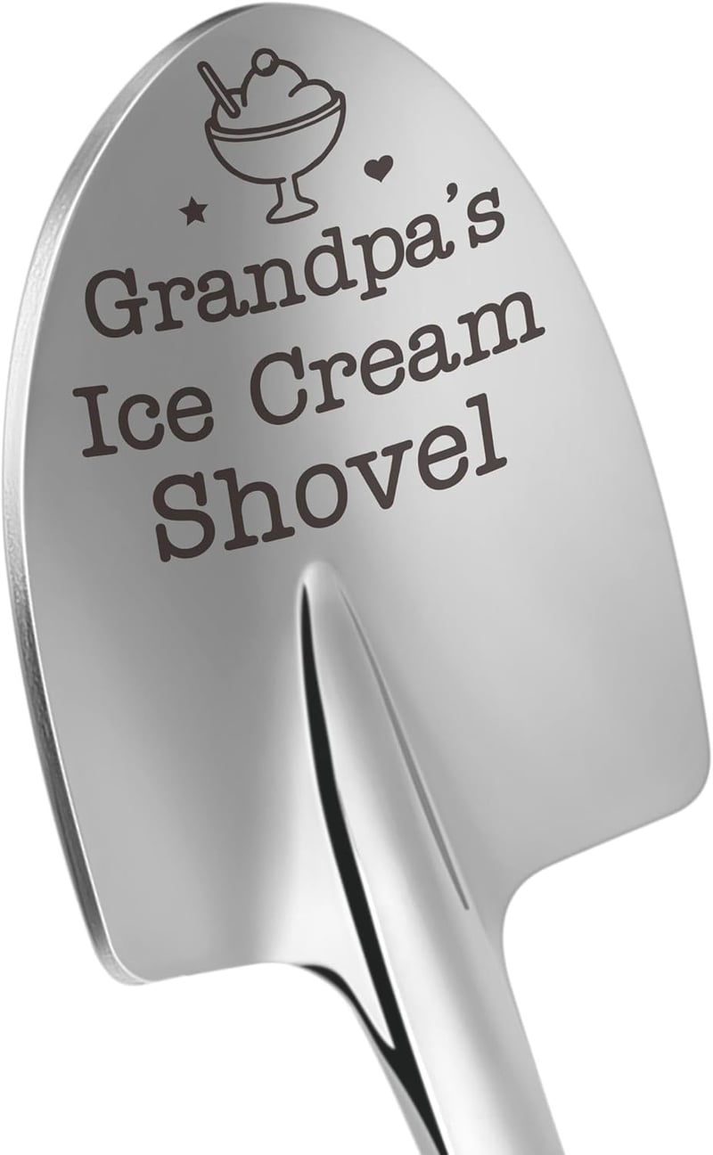 Birthday & Father's Day Ice Cream Shovel Spoon for Grandpa