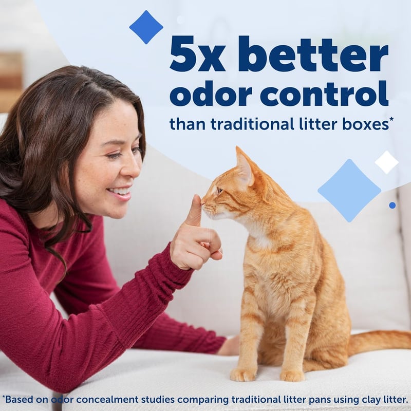 PetSafe ScoopFree Crystal Cat Litter Refill, Fresh Scent, 3-Pack