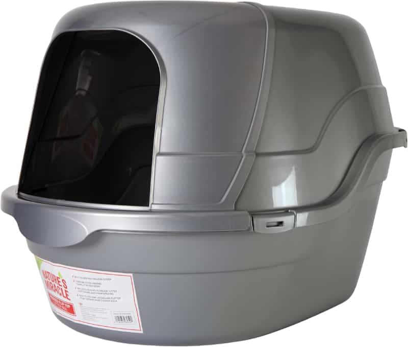 Hooded Cat Litter Box with Odor Control Filter