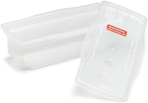 Microwave Pasta Cooker with Lid & Built-in Strainer