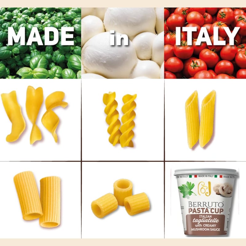Creamy Mushroom Pasta Cups 2-Pack, 2.4 oz, No Palm Oil