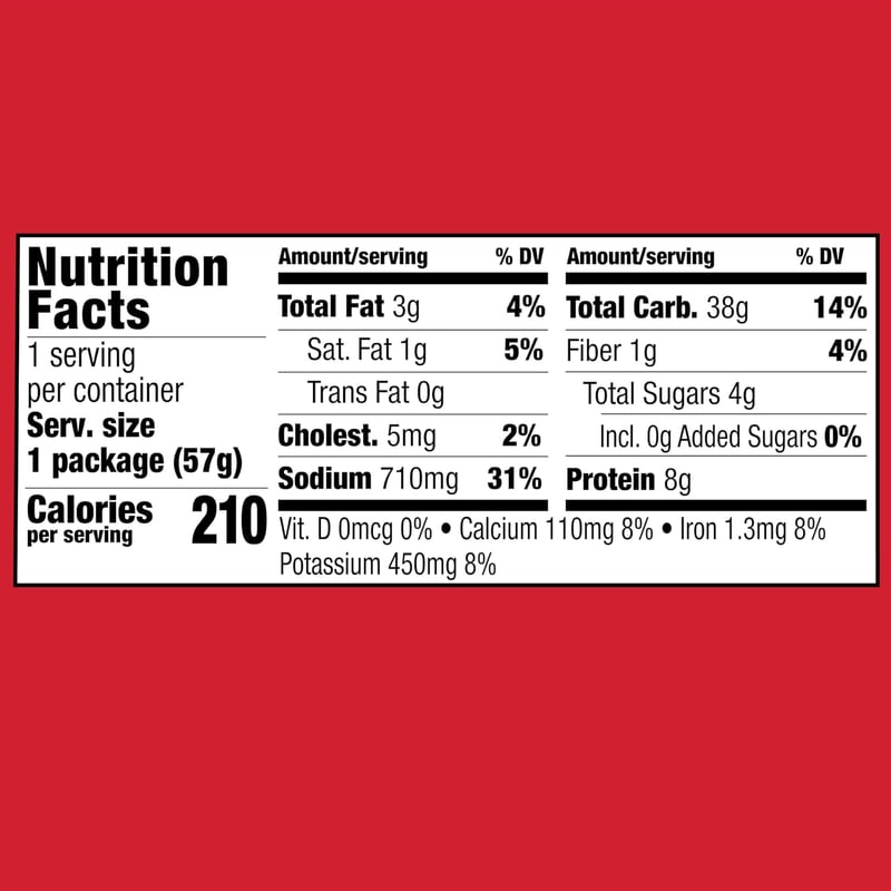 Beef Pasta Microwave Cup, 2 oz, Pack of 6