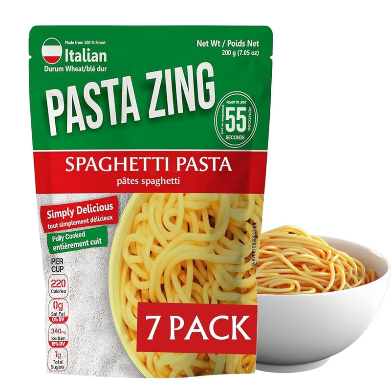 Ready-to-Eat Spaghetti Meals - 100% Italian Wheat