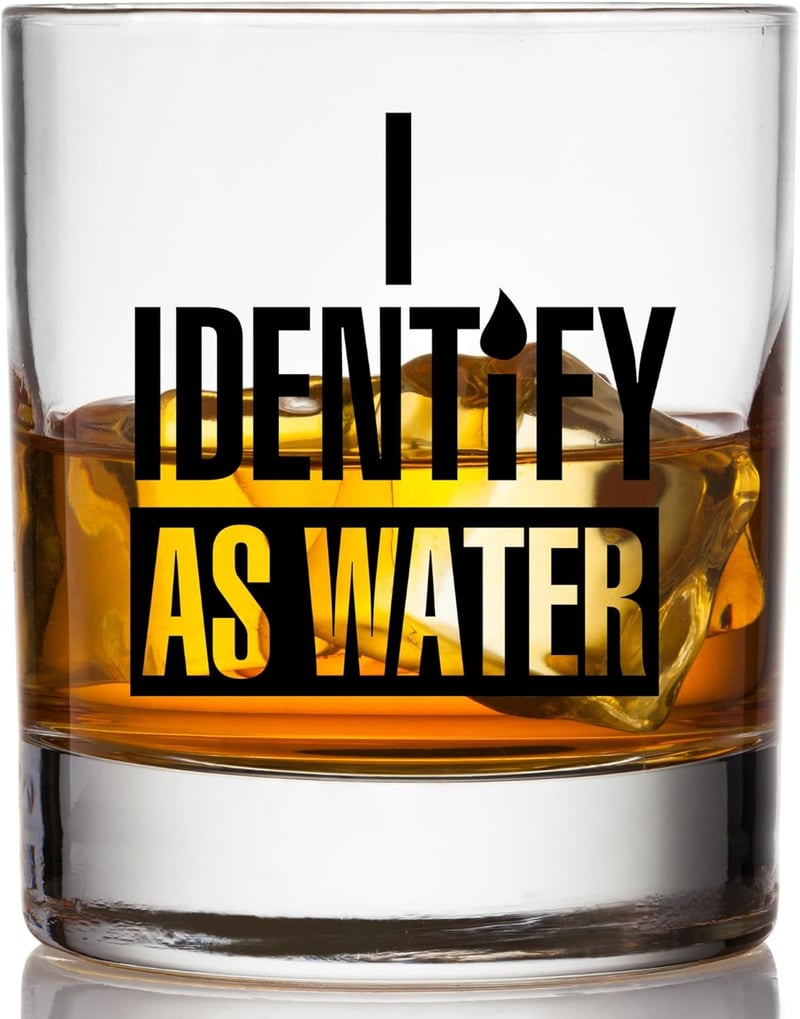 Funny Whiskey Glass for Beer, Wine & Bourbon Lovers