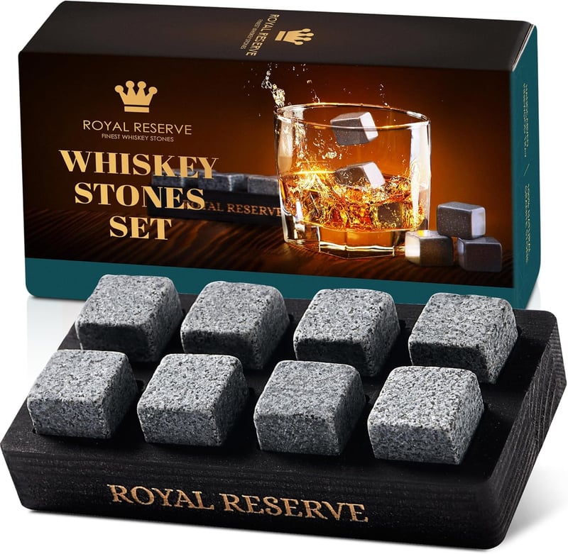 Whiskey Stones Gift Set for Men