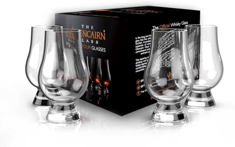 Whiskey Glass Set of 4 in Gift Box