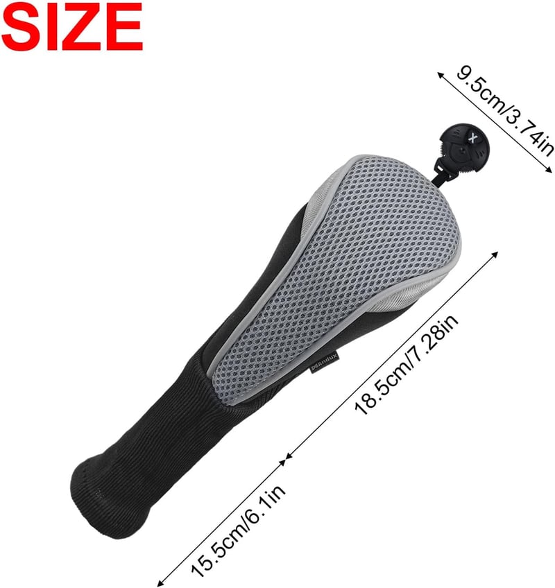 Golf Hybrid Club Head Covers, 4-Pack