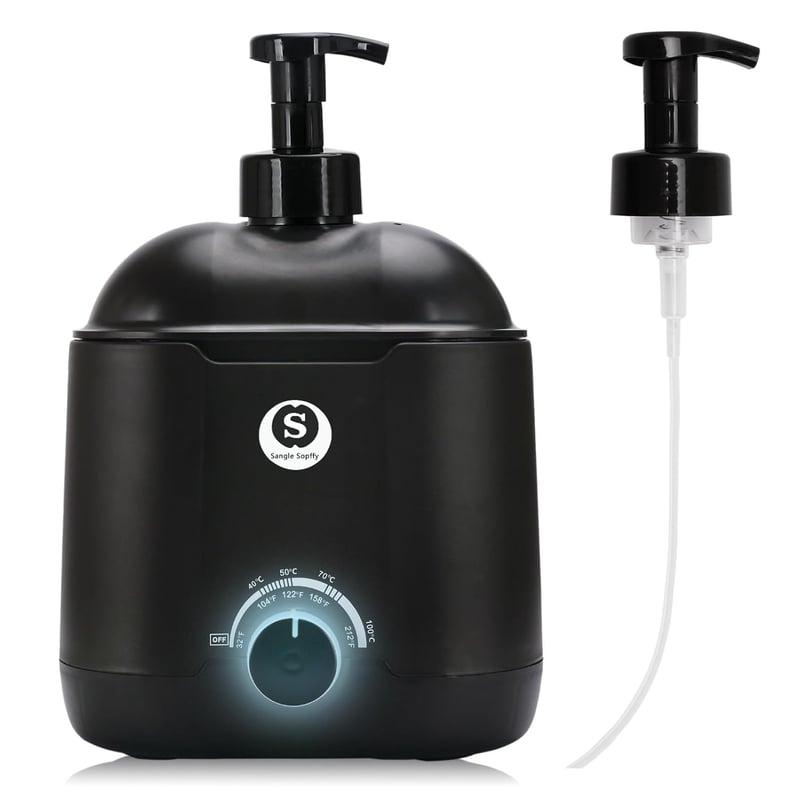 Heated Shaving Cream Dispenser for Men, 800ML with 2 Pumps