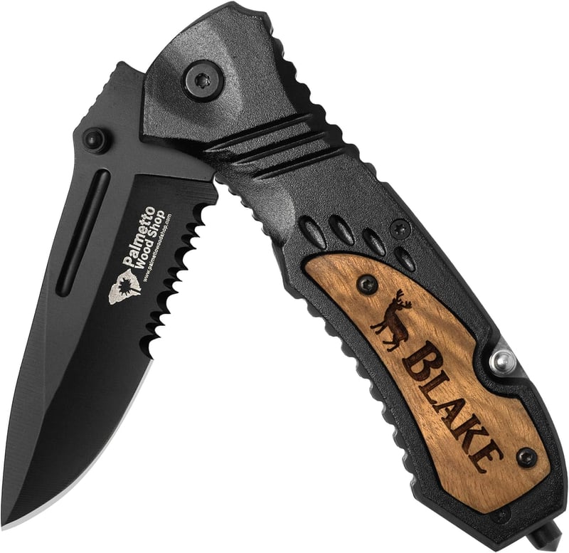 Custom Engraved Pocket Knife for Men - 3.25