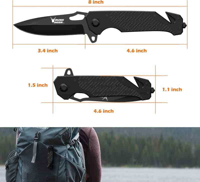 Christmas Gift Pocket Knife with Clip
