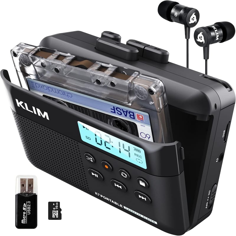 Cassette to MP3 Converter with 16GB SD Card