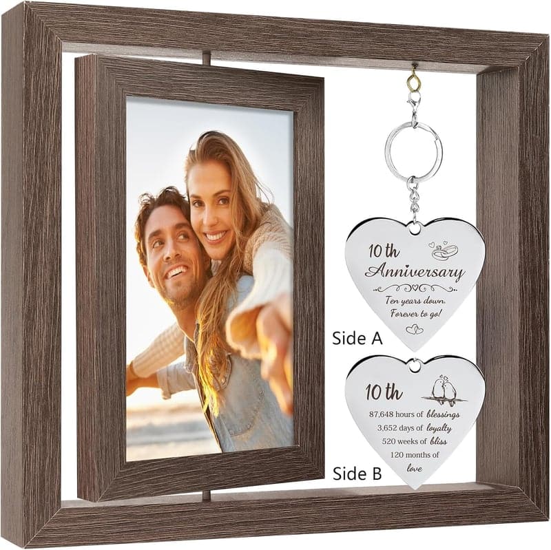 10th Anniversary Customized Photo Frame for Couples