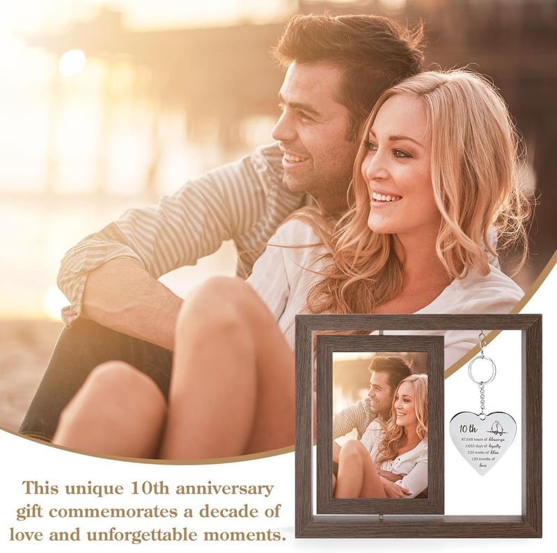 10th Anniversary Customized Photo Frame for Couples