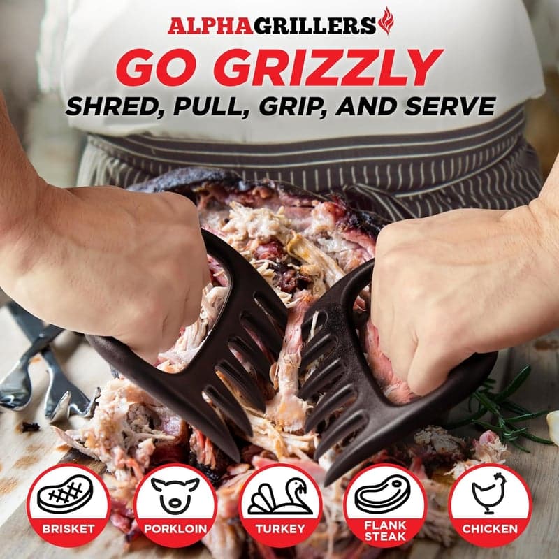 BBQ Meat Shredder Claws - Grilling Accessories for Men