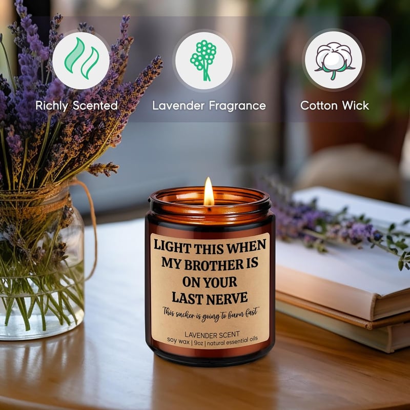 Birthday Scented Candle for Sister-in-Law