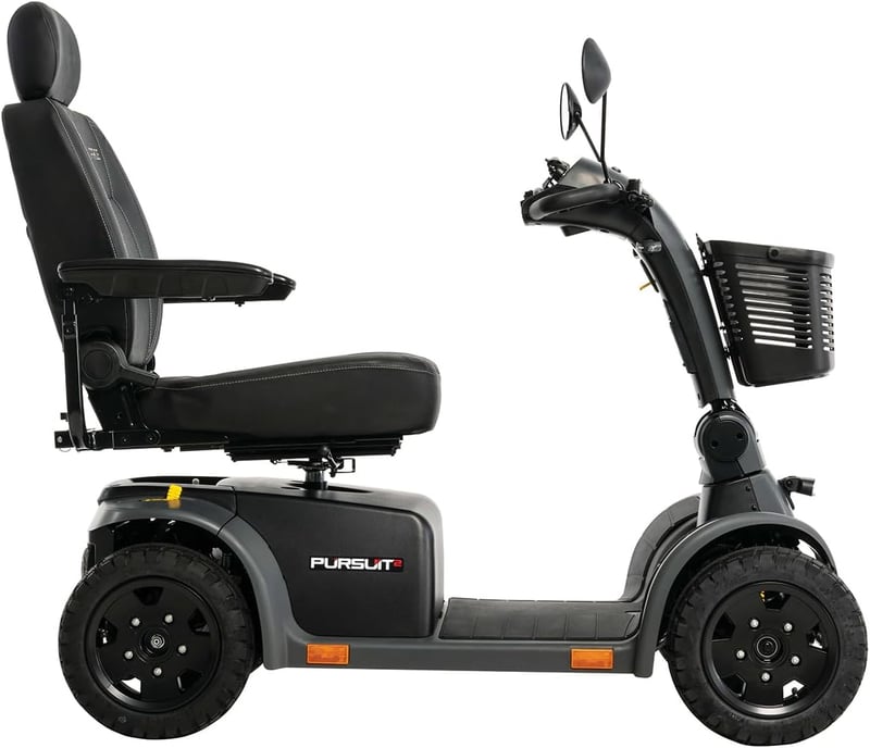 Outdoor Mobility Scooter, 400 lbs Capacity, Grey