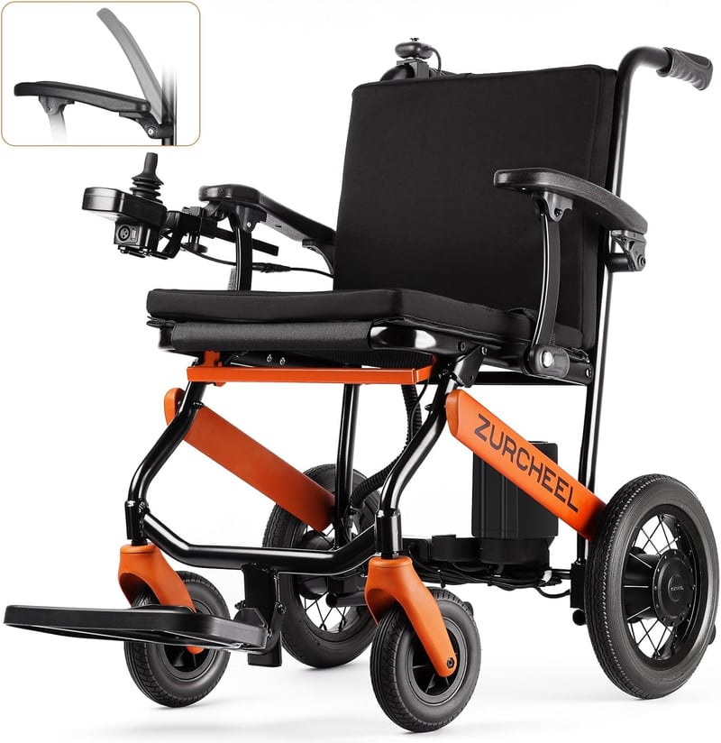 Carbon Fiber Electric Wheelchair - Lightweight & Foldable