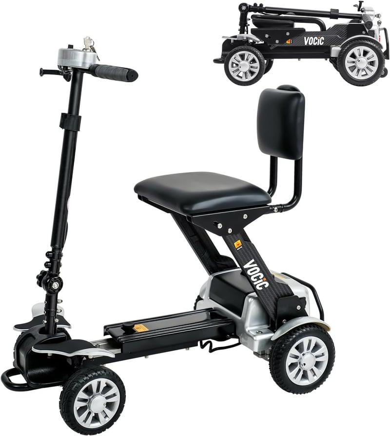 Lightweight Carbon Fiber Electric Mobility Scooter