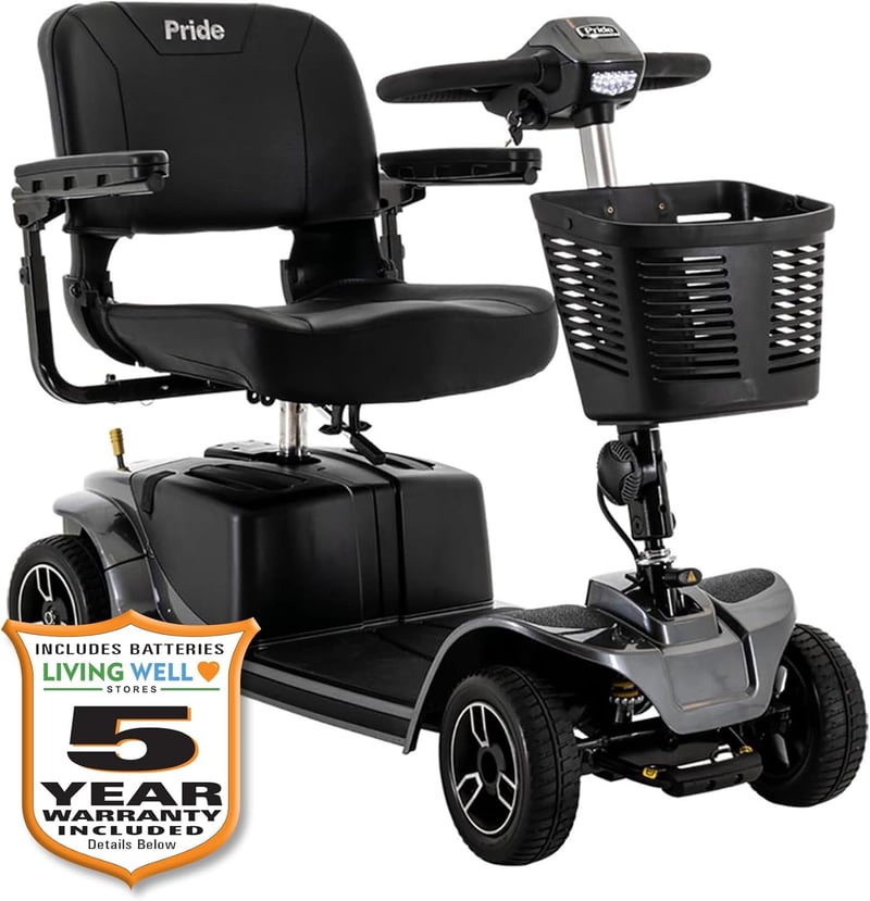 Revo 2.0 Mobility Scooter, 400 Lbs, Comfort Suspension