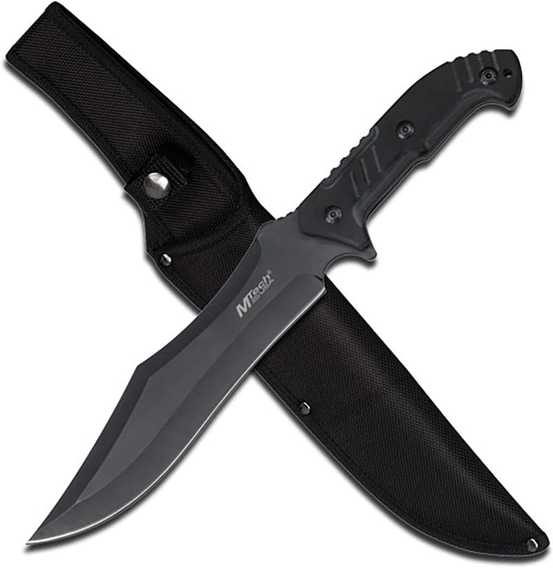 Tactical Fixed Blade Knife with G10 Handle & Sheath