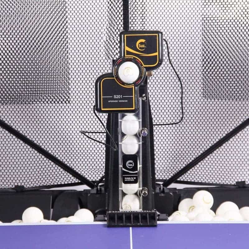 Table Tennis Robot for Training with Net and 40mm Balls