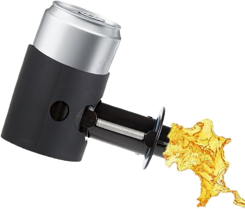 Party Beer Shotgunning Tool – Creative Can Holder Gadget