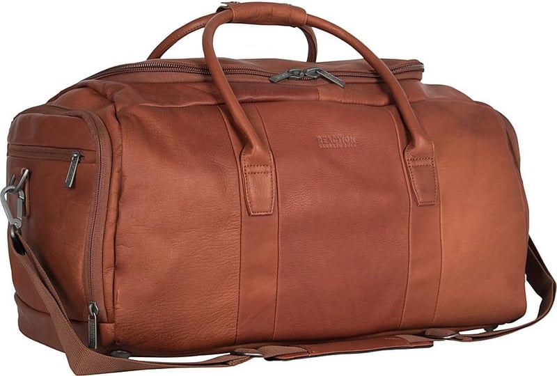 Travel Duffel Bag, Colombian Leather 20