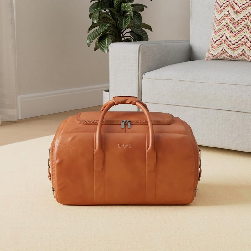 Travel Duffel Bag, Colombian Leather 20