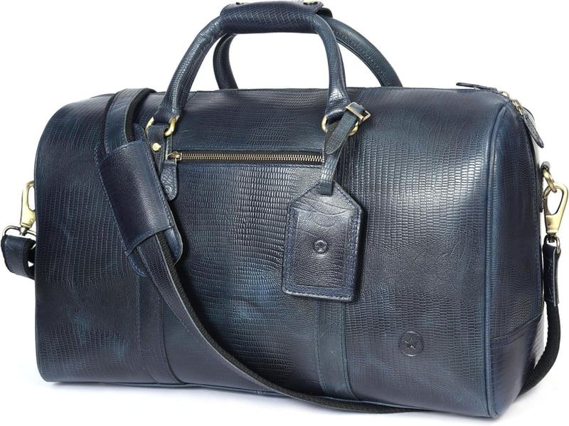 Father's Day Leather Duffel Carry-On Bag