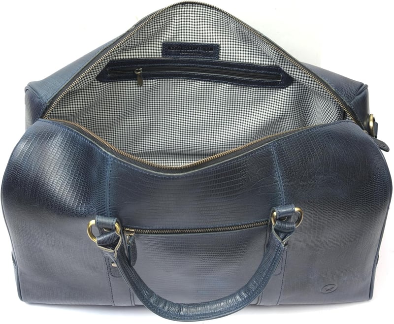Father's Day Leather Duffel Carry-On Bag