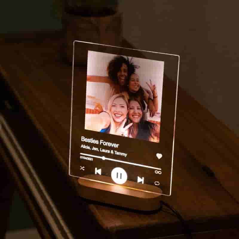 Mother's Day Custom Music Plaque Night Light