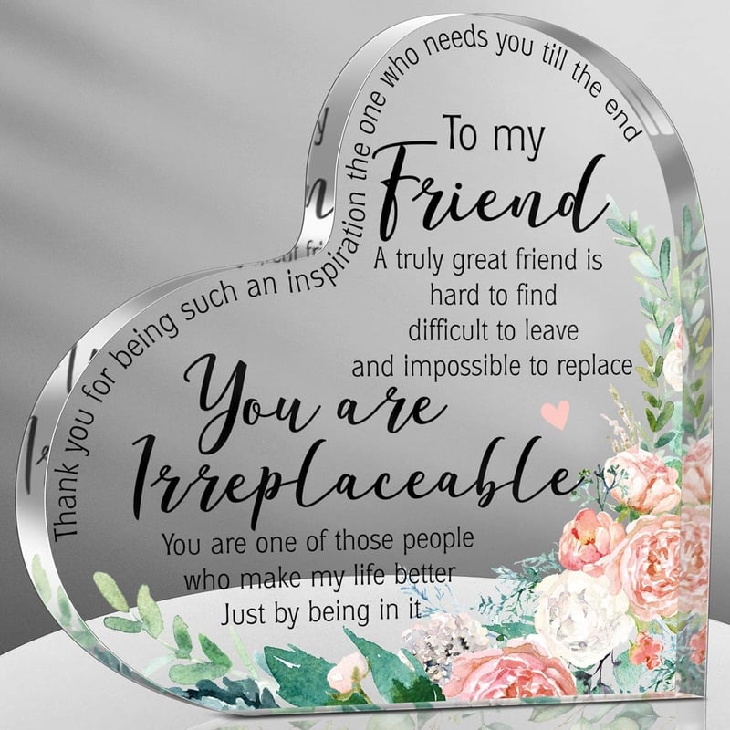 Graduation Friendship Plaque for Women - Vintage Style