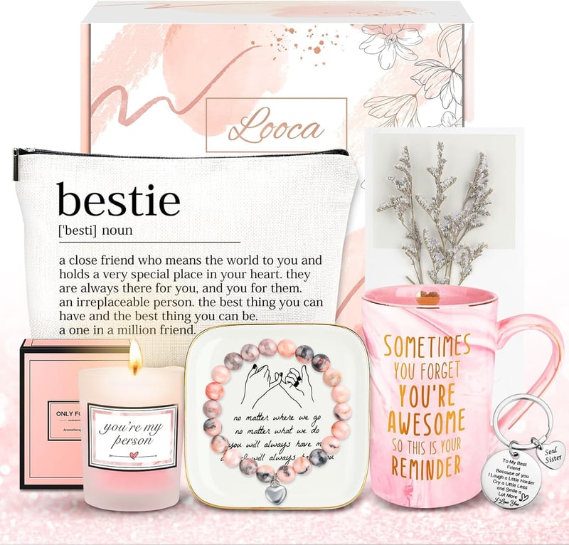 Birthday Gift Basket for Women - Unique Bestie Gift