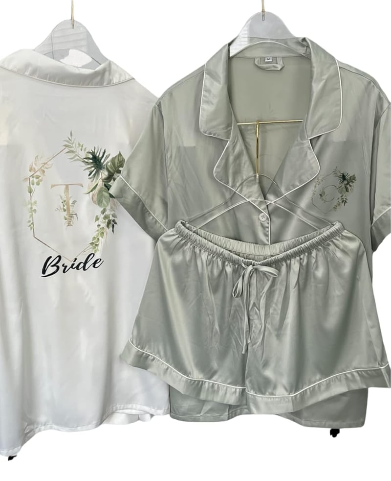 Bridesmaid Proposal Pajamas Set - Soft, Short Sleeve