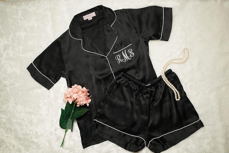 Personalized Silk Pajama Set XS-3XL