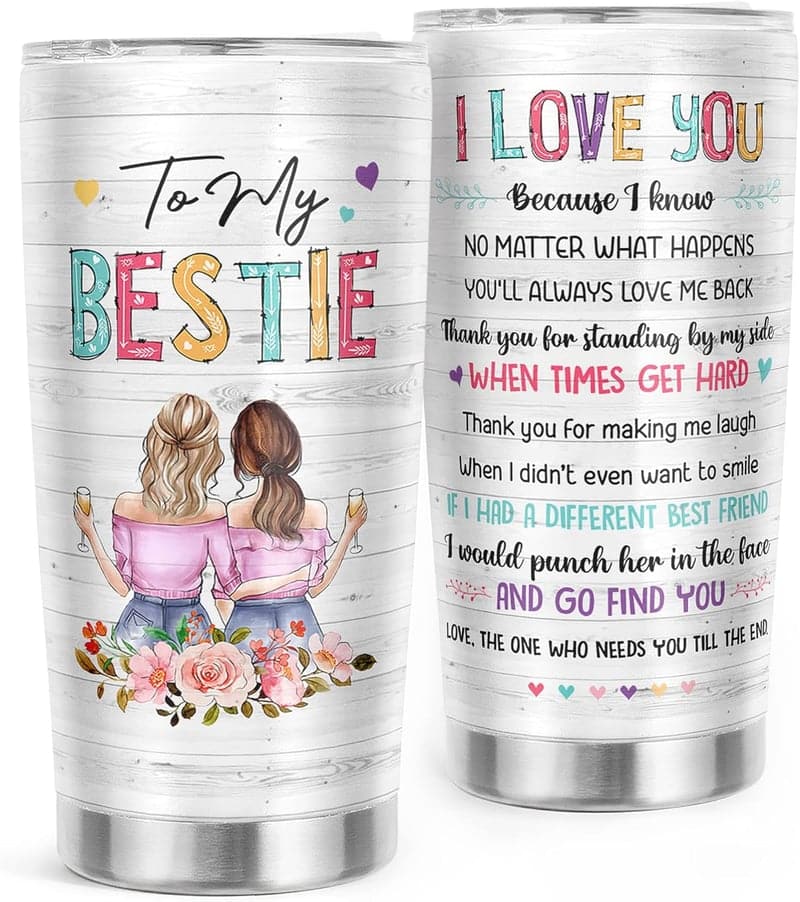 Friendship Gift 20 Oz Stainless Steel Coffee Tumbler for Women