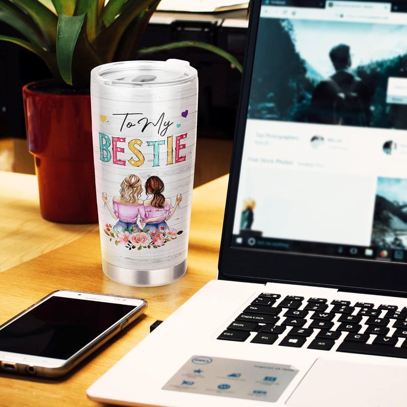 Friendship Gift 20 Oz Stainless Steel Coffee Tumbler for Women