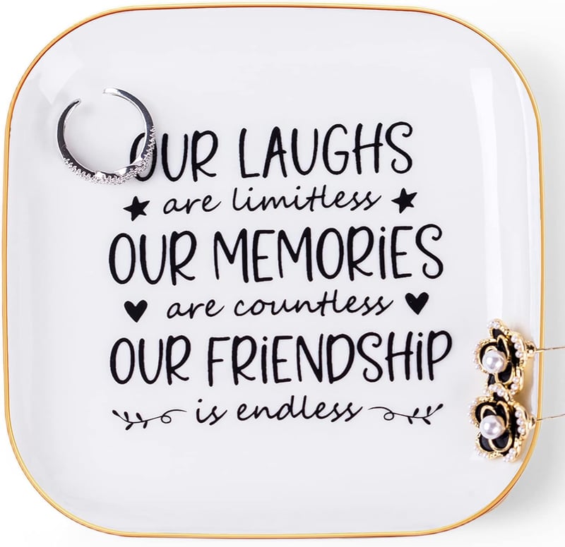 Birthday Jewelry Dish for Female Friend