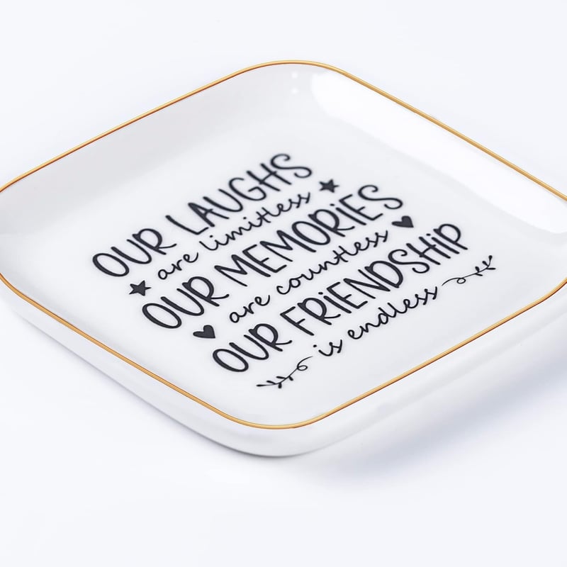 Birthday Jewelry Dish for Female Friend