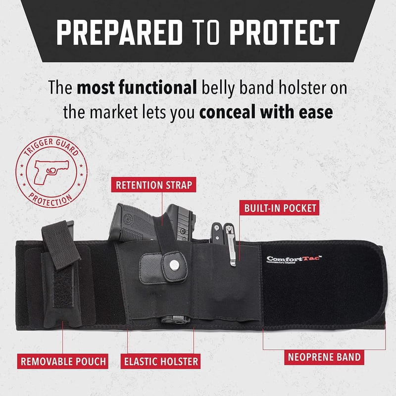 Concealed Carry Belly Band Holster for Men and Women