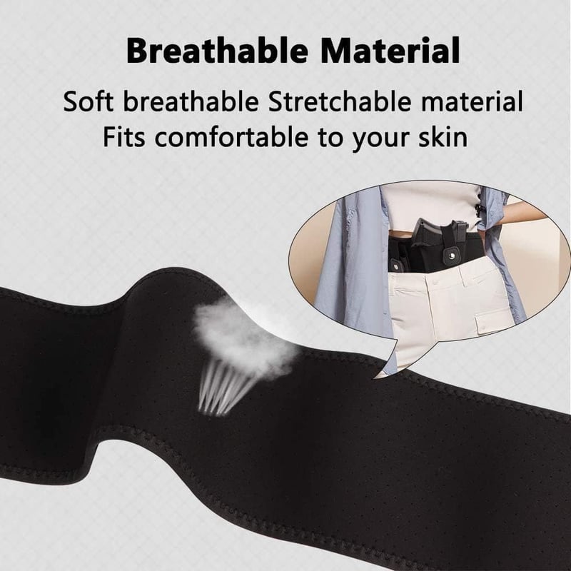 Concealed Carry Waist Holster – Breathable Neoprene for Pistols