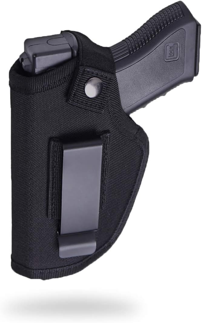 Universal Concealed Carry Holster, IWB for Handguns, Black