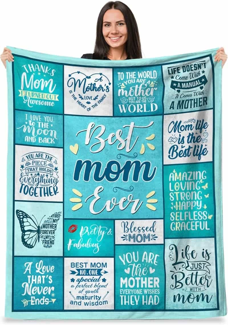 Mother's Day Mom Throw Blanket 60