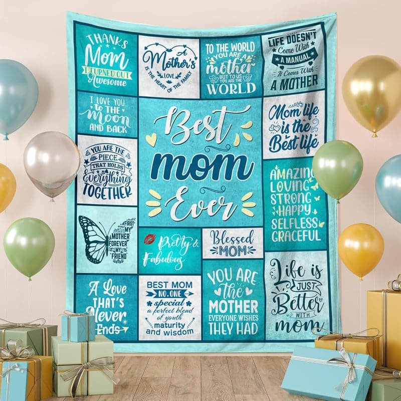 Mother's Day Mom Throw Blanket 60