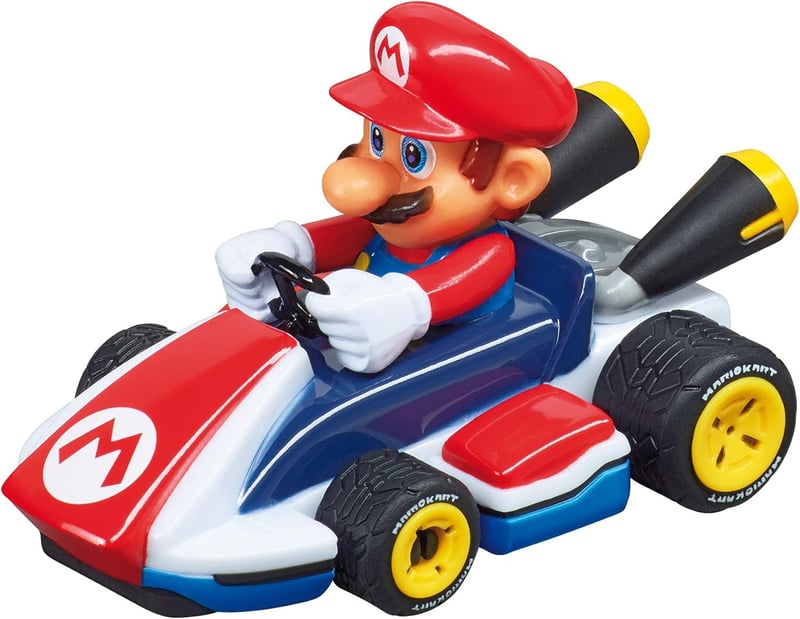 Mario Kart Slot Car Track Set - Battery-Powered Racing for Kids