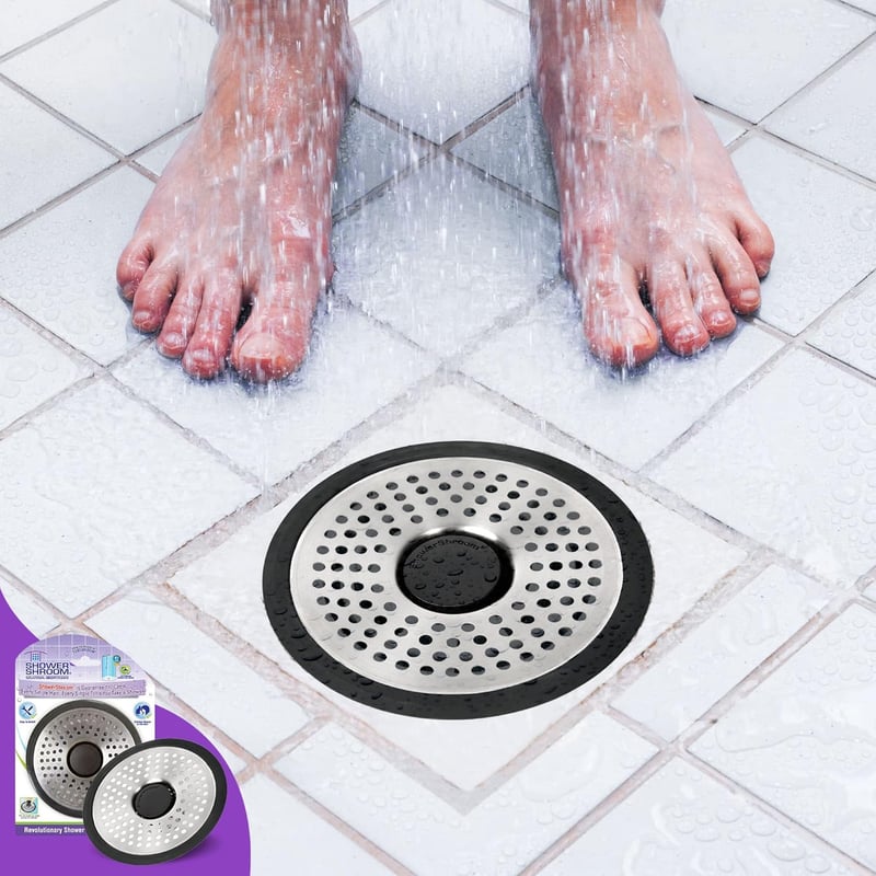 Stainless Shower Hair Catcher Drain Protector