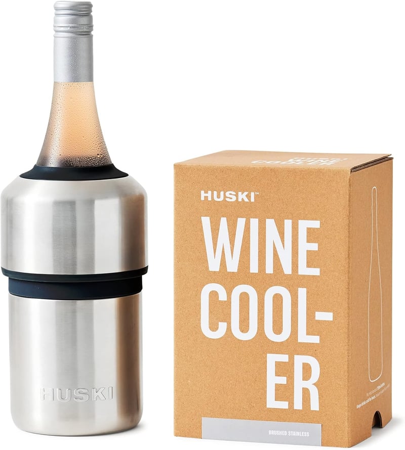 Wine Chiller Gift for Wine Lovers – Stainless Steel 6-Hour Cold