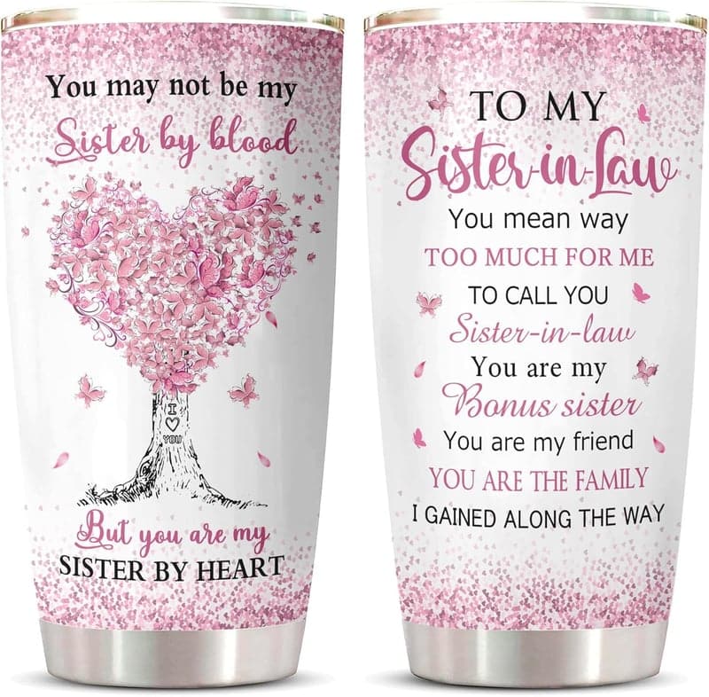 Sister-in-Law Tumbler 20oz Birthday Wedding Gift