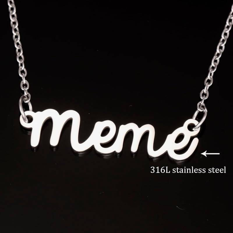 Mother's Day Meme Necklace for Grandma